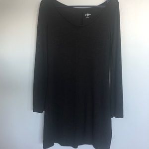 Black long sleeve dress